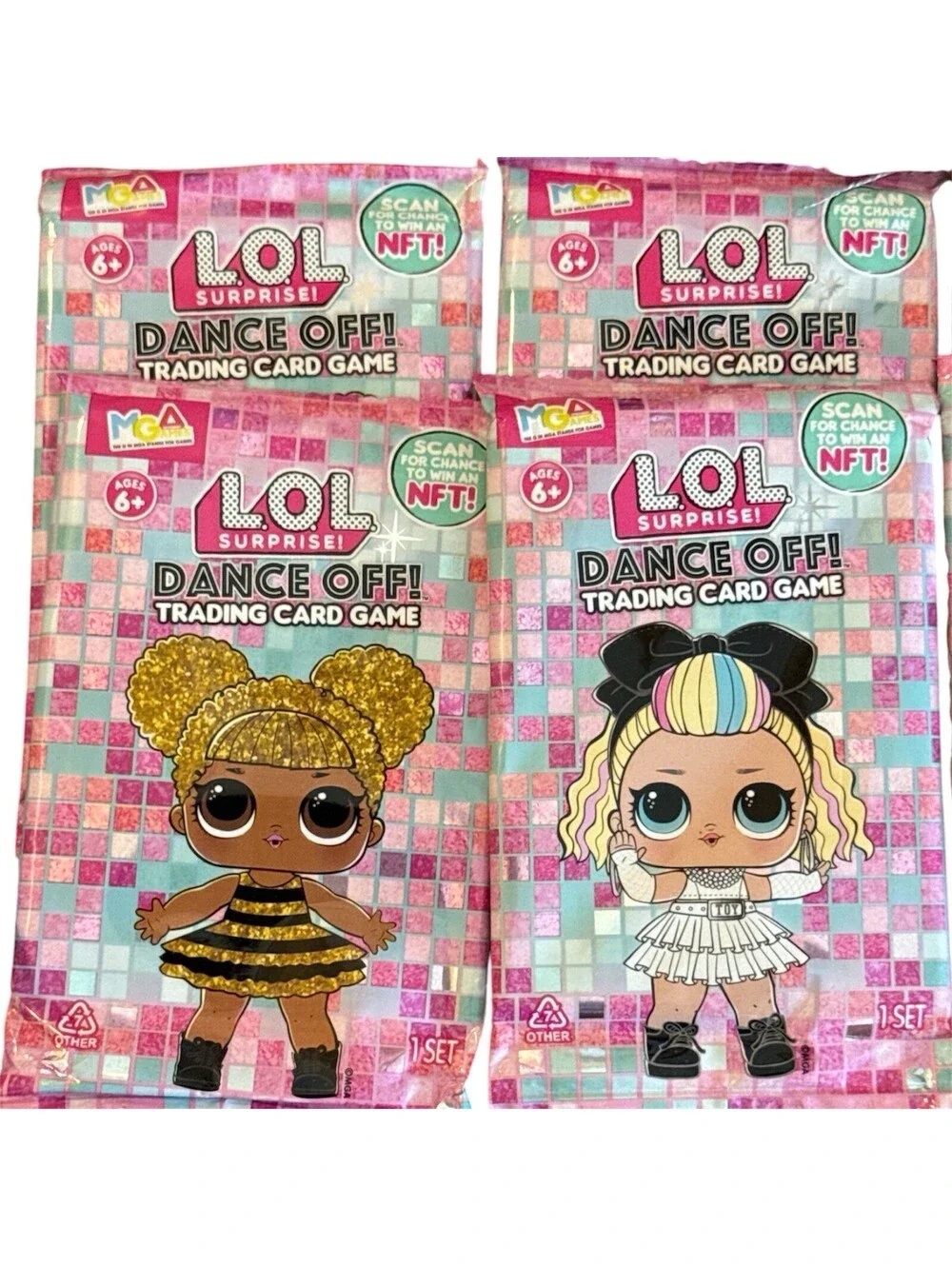 LOL Doll Trading Cards Sealed New 10 Packs Of 8 Cards Each Total 80 Cards